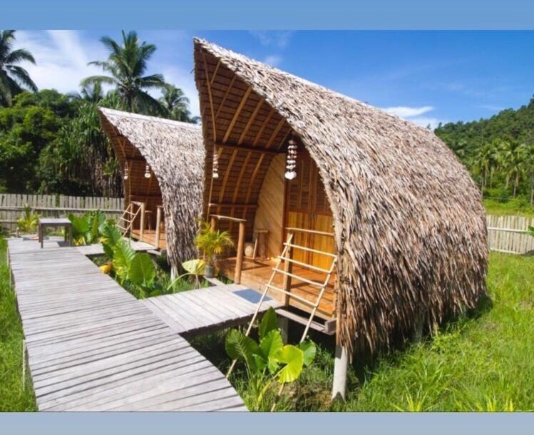 Palayan Paradise Huts San Vicente  Ngoại thất bức ảnh
